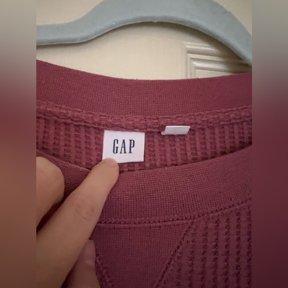 GAP Size 2XL Women’s Waffle Long Sleeve Shirt - Picture 7 of 10